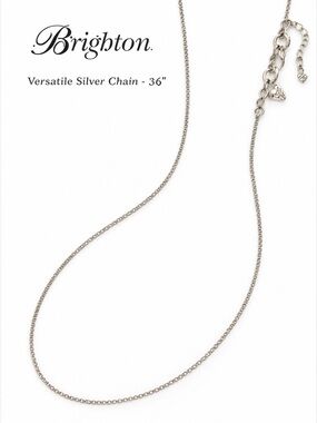 Brighton Silver Versatile Chain Necklace